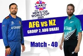 T20 World Cup 2021 Match 40 New Zealand vs Afghanistan: Preview, Predicted XI, Fantasy tips