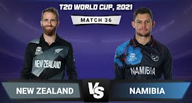 T20 World Cup 2021 Match 36 New Zealand vs Namibia: Preview, Predicted XI, Fantasy tips