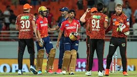 IPL 2024 23rd Match: Sunrisers Hyderabad beat Punjab Kings in last over thriller
