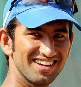 Cheteshwar Pujara scored his maiden Test double century